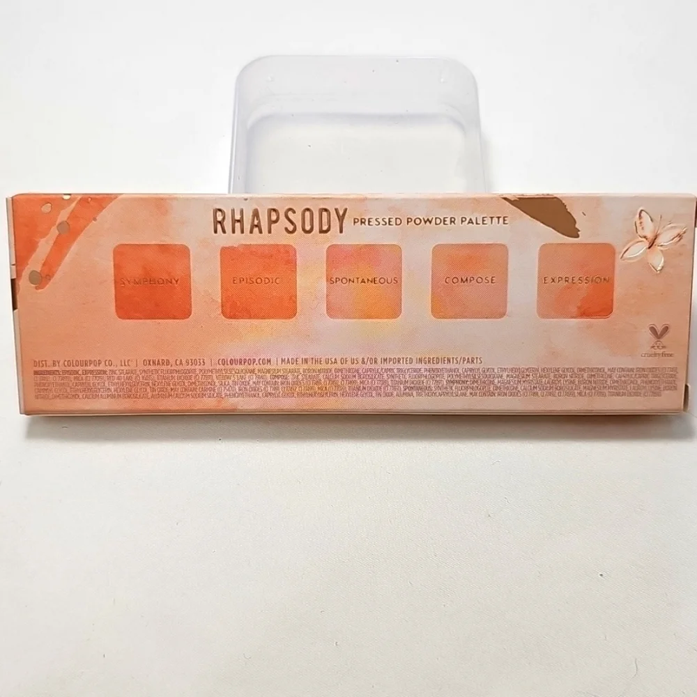 ColourPop Rhapsody Pressed Powder Palette - Cream and Gold